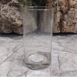 comprar Jarrón de Cristal: 20 cm de alto, 10 cm de diámetro