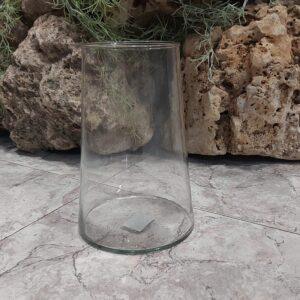 comprar Jarrón cristal cono